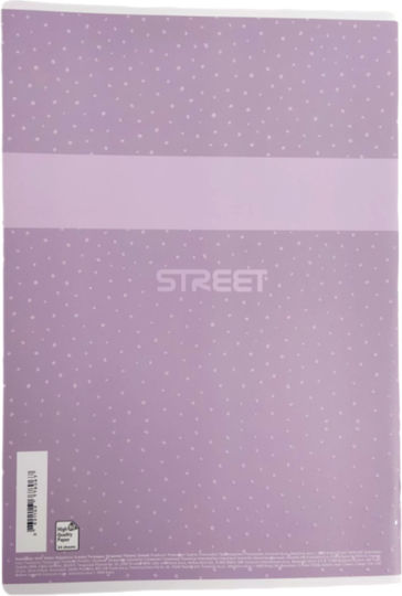 Street Caiet Cu dungi A4 54 de Foi Violet 1buc