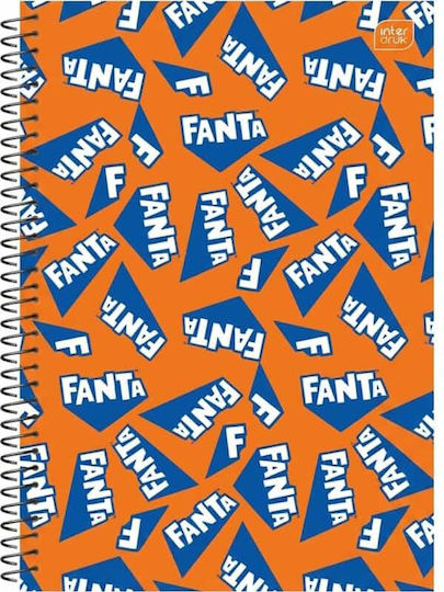 interDRUK Spirale Schulfachheft A4 60 Papiereinlagen 2 Themen Coca Cola (Verschiedene Designs oder Farben)
