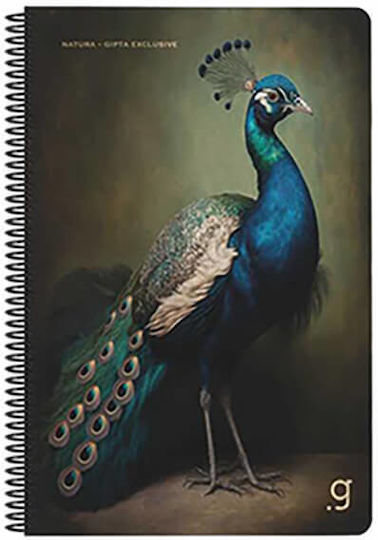 Gipta Spiral School Notebook Ruled B5 75 Paper Sheets 3 Subjects Natura (Various Designs or Colours) 3-55-37