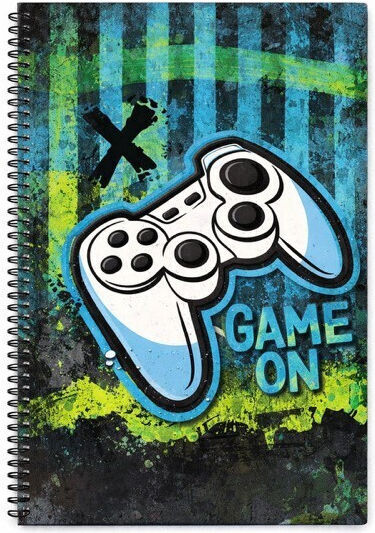 Graffiti Spiral Ruled Notebook B5 60 Paper Sheets 2 Subjects (Miscellaneous Designs)