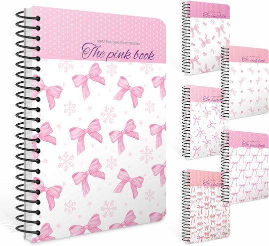 Gipta Spiral Notebook Ruled A4 75 Paper Sheets 3 Subjects (Various Designs or Colours)