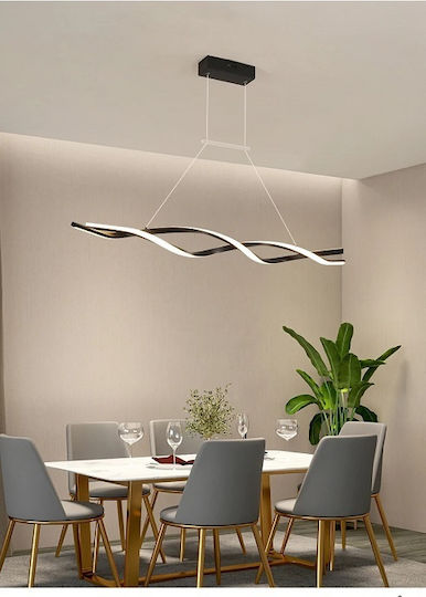 XY-3 LED Κρεμαστό Φωτιστικό Μαύρο 60εκ.