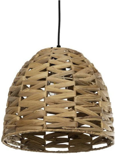 GloboStar Meka Pendant Light Beige Boho Bell with Socket E27 30x30x25cm