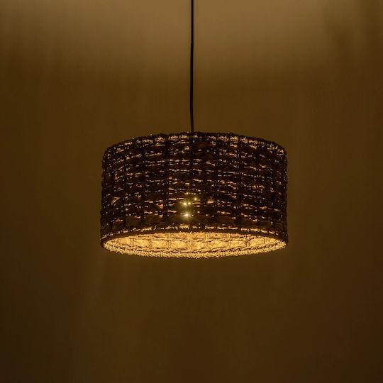 GloboStar Pomegrande Pendant Light Beige Boho with Socket E27 30x30x16cm