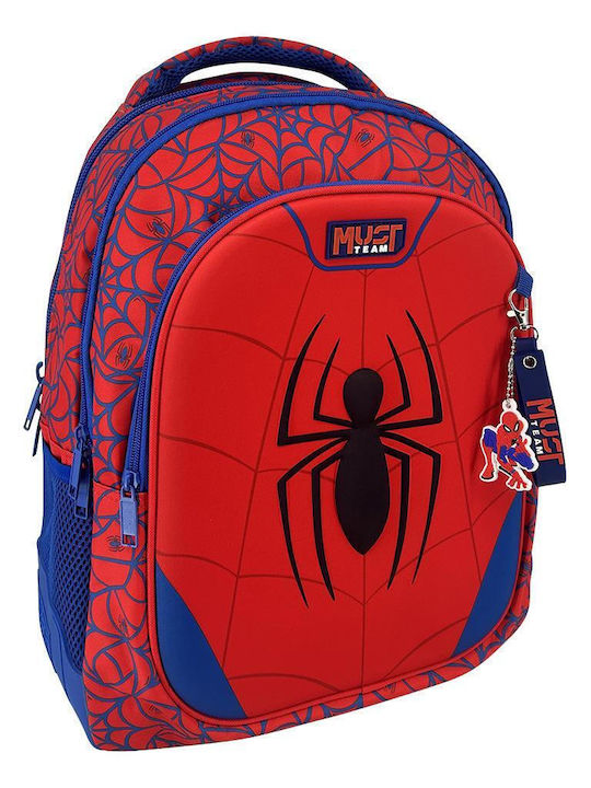 Spiderman Σχολική Τσάντα Πλάτης Δημοτικού Κόκκινη 25lt 32 x 18 x 43εκ