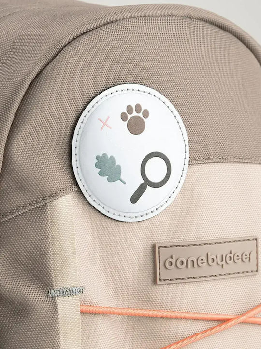 Done by Deer Schulranzen Rucksack Grundschule Beige 13l