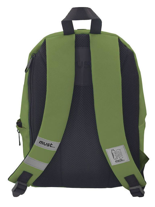 Must Team Monochrome Plus Double Backpack for Junior High-High School with Water Bottle Holder Blue 25L 32 x 19 x 42cm
