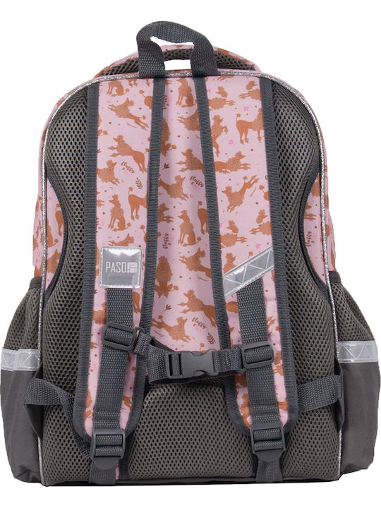 Paso Schulranzen Rucksack Rosa 27 x 15 x 38cm