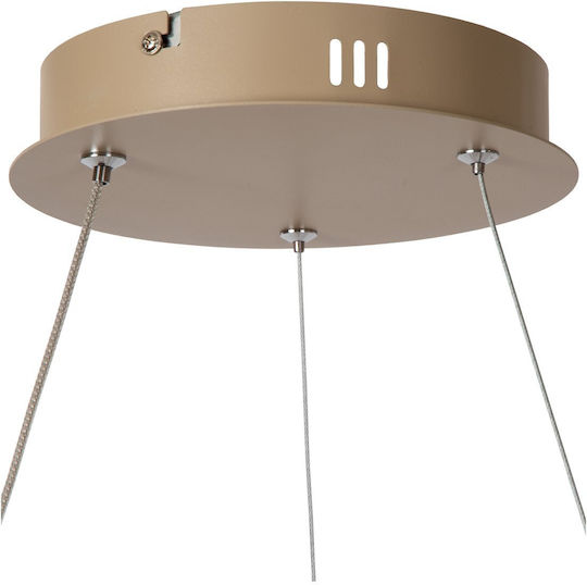 Lucide Lightning Espiral Κρεμαστό Φωτιστικό Καφέ LED με Ρυθμιζόμενο Λευκό Φως