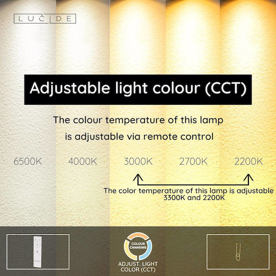 Lucide Lightning Janderin Πλαφονιέρα LED