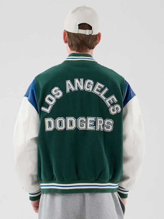 New Era Mlb Κολλεγιακό Μπουφάν Green