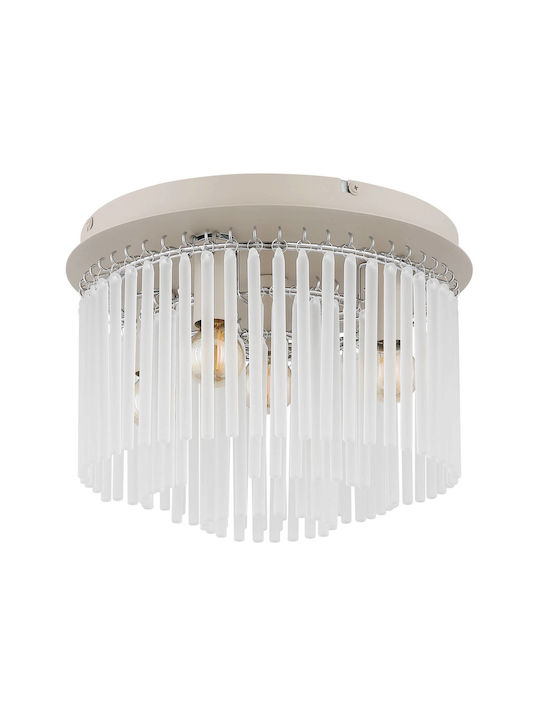 Globo Lighting Πλαφονιέρα Οροφής Μπεζ