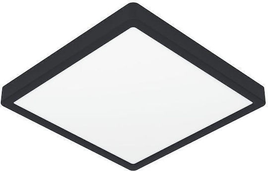 Eglo Fueva Mount Ceiling Light Bathroom 29.5cm with Integrated LED