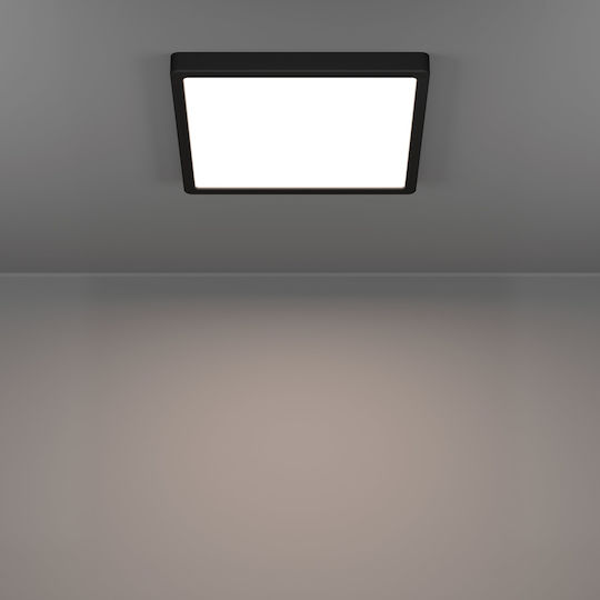 Eglo Fueva Mount Ceiling Light Bathroom 29.5cm with Integrated LED