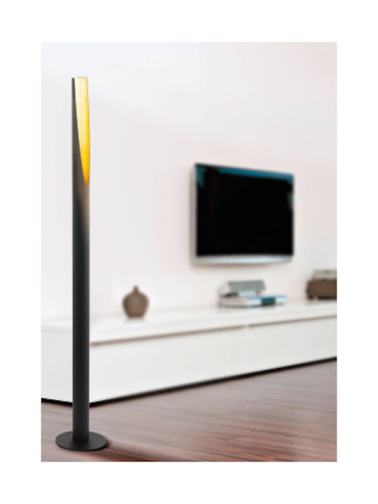 Eglo Barbotto Floor Lamp H137xW18.5cm. with Socket for Bulb GU10 Black