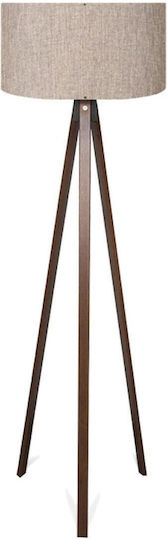 Pakketo PWL-1059 Lampa de podea Î140xL38cm. cu Soclu pentru Bec E27 Bej