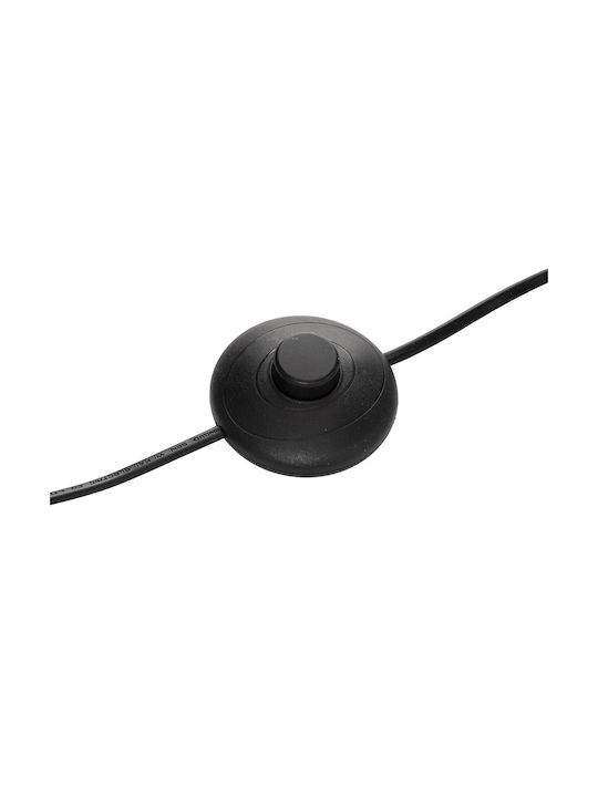 Atmosphera Jule Floor Lamp H151xW32cm. with Socket for Bulb E27 Black