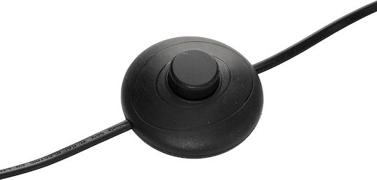 Atmosphera Jule Floor Lamp H151xW32cm. with Socket for Bulb E27 Black