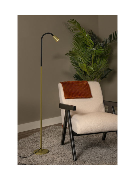 Lucide Lightning Jasper Stehlampe Höhe 141,5 cm mit Lampenbirnensockel für GU10 Lampe Grün
