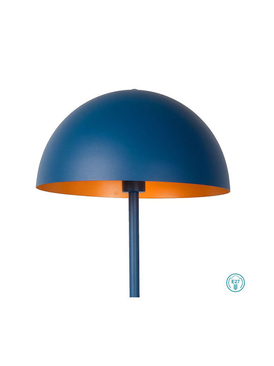 Lucide Lightning Siemon Floor Lamp H160xW35cm. with Socket for Bulb E27 Blue