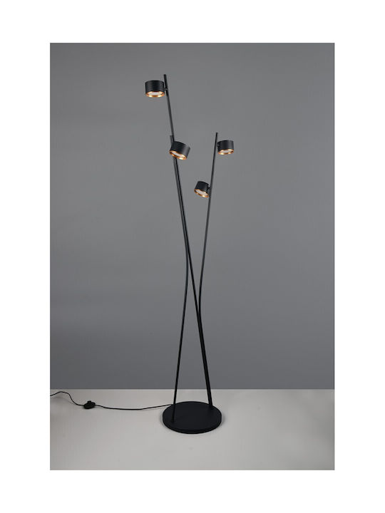 Trio Lighting Floor Lamp H180cm. Black Trio Lighting Floor Lamp H180cm. Black