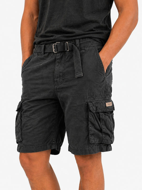 Herren Cargo Shorts Anthrazit