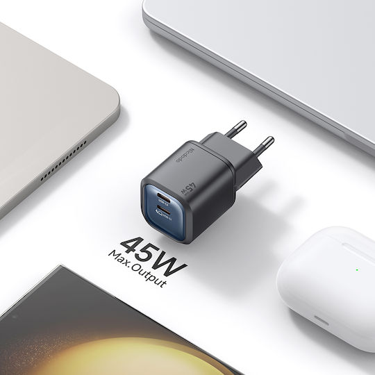 Mcdodo Încărcător Auto Cu Mufă De Brichetă 10.5W 2.1A Încărcare Rapidă Cu Porturi 1xUSB-A 2xUSB-C Culoare Neagră