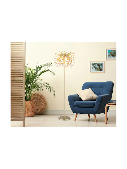 Globo Lighting Floor Lamp H155cm Gold