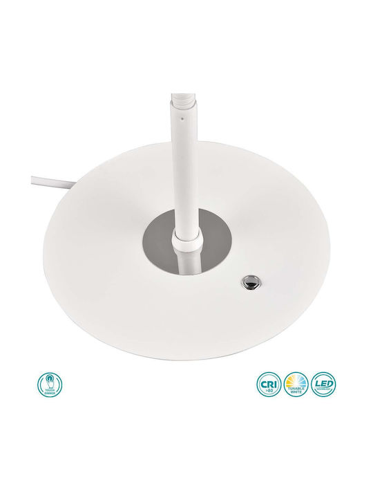 Trio Lighting LED Floor Lamp H57xW46cm. with Natural White Light 1400lm White