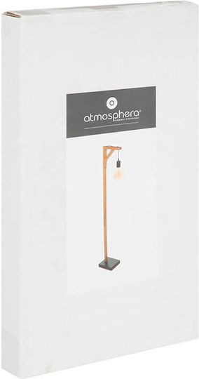 Atmosphera Wild Floor Lamp H148xL30cm with Lamp Bulb Base for E27 Beige