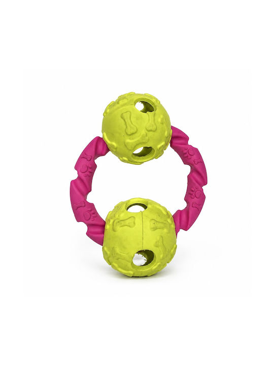 Green Chewing Dog Toy Ball 1 Piece
