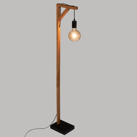 Atmosphera Wild Floor Lamp H148xL30cm with Lamp Bulb Base for E27 Beige