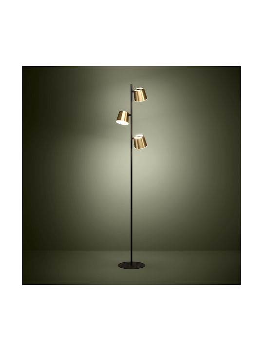 Eglo Altamira Floor Lamp H158.5xW26cm. with Socket for Bulb GU10 Gold