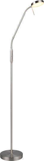 Trio Lighting Moreno LED Подова Лампа В160.5xД51см. 300лм Сребрист