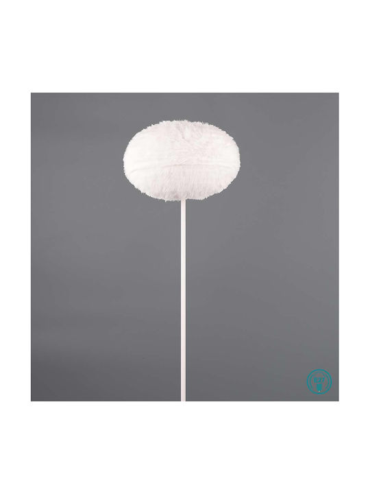 Trio Lighting Furry Φωτιστικό Δαπέδου Υ154xΜ50εκ. με Ντουί για Λαμπτήρα E27 Λευκό