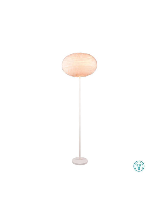 Trio Lighting Furry Φωτιστικό Δαπέδου Υ154xΜ50εκ. με Ντουί για Λαμπτήρα E27 Λευκό