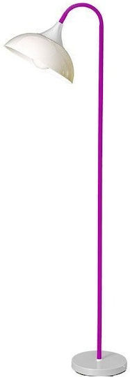 Perenz Floor Lamp H180xW30cm. with Socket for Bulb E27 Purple