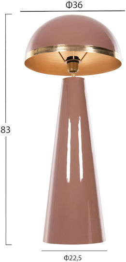 HomeMarkt Smush Floor Lamp H84xW36cm. with Socket for Bulb E27 Pink