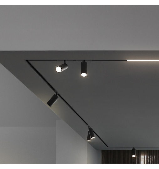 Ideal Lux LED Kommerzielle lineare Beleuchtung Leuchte Decke 26W Warmes Weiß IP20 7.2cm