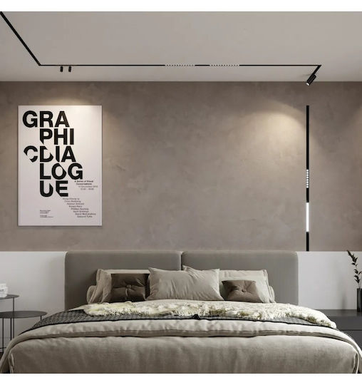 Ideal Lux LED Kommerzielle lineare Beleuchtung Leuchte Decke 26W Warmes Weiß IP20 7.2cm