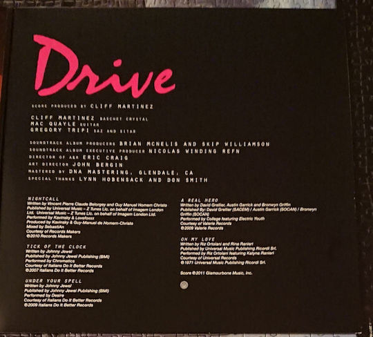 Cliff Martinez Drive Original Motion Picture Soundtrack Vinyl