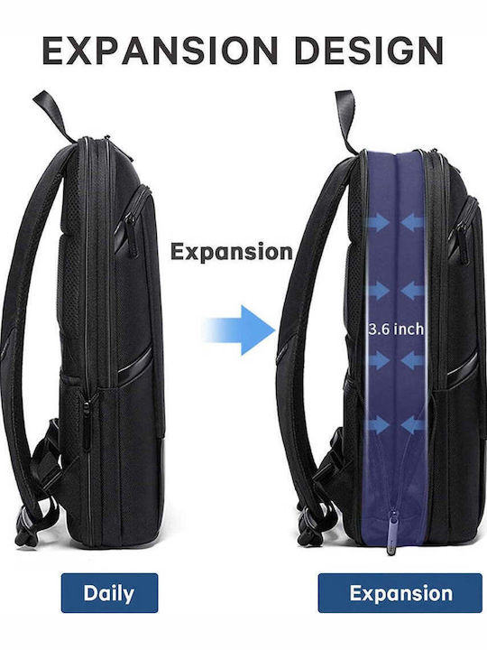 Bange 77115 Τσάντα Πλάτης για Laptop 15.6" σε Μαύρο χρώμα