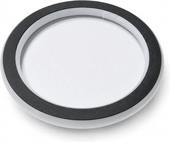 VenCore Modern Wall Lamp with Integrated LED and Adjustable White Light Black 21x5cm