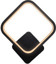 Atman Wandleuchte mit Integrierter LED und Schalter Schwarz