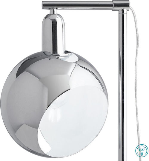 Fan Europe Narciso Dekorative Lampe mit Fassung für E27 Lampe Silber