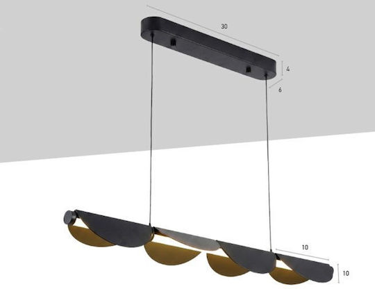 Luma LED Κρεμαστό Φωτιστικό Μαύρο