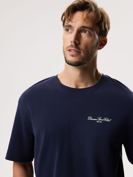 Open Inter Herrenbluse Sportliches T-Shirt Granatapfel