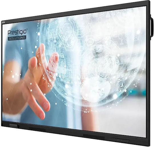 Prestigio Solutions Multiboard 75-Zoll Light Series Gen 7 Android 14 Google Edla Ai Button 8/128gb Schwarz