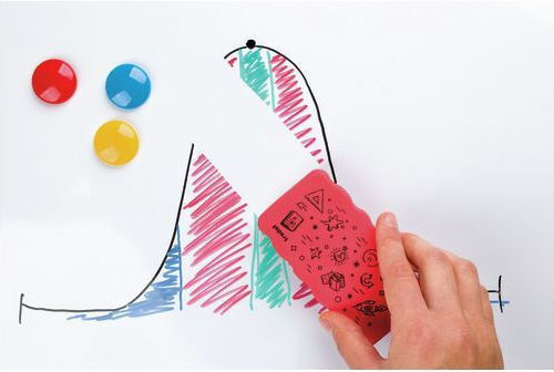 Trodat Red Whiteboard Sponge 62538