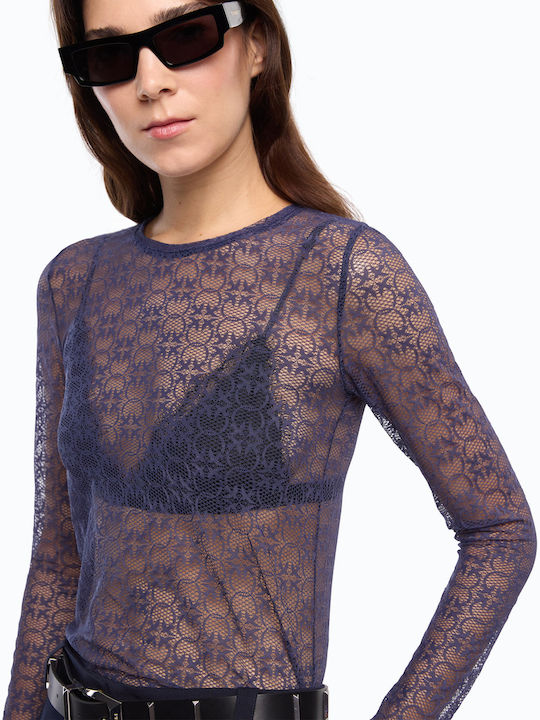 Women's Blouse Long Sleeve Light Blue
